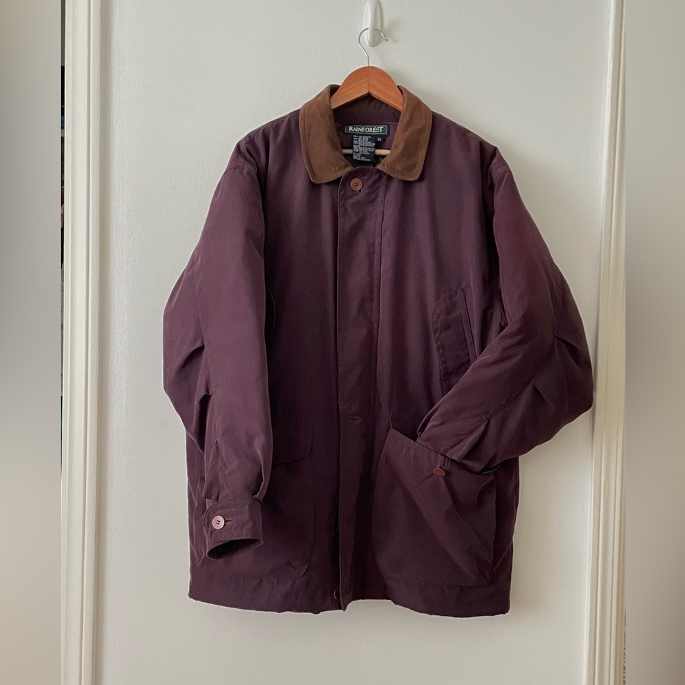 RAINFOREST Vintage Men’s Heavyweights Coat,Removable DOWN Liner. New without tag